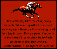 Dick Francis quote