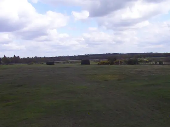 The course seen from in front of the Grandstand.